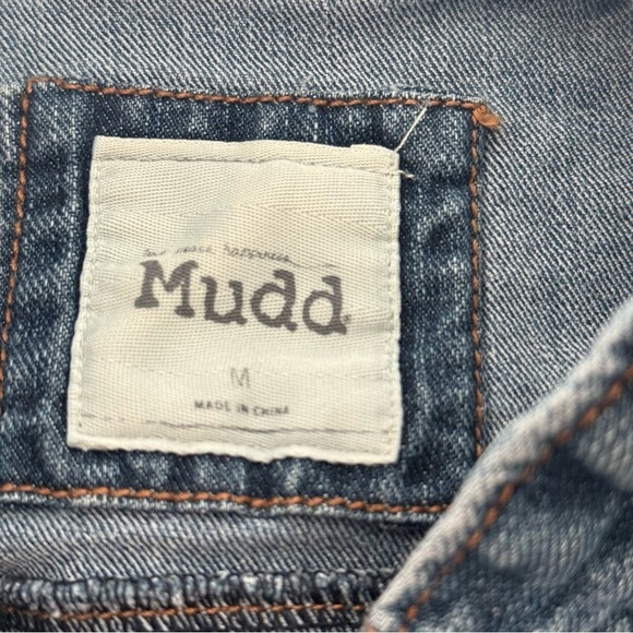 Mudd Women’s Blue Denim Jean Jacket Size M Medium Button Front Casual Classic - Picture 9 of 10